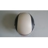 Casque cuir noir et blanc taille L